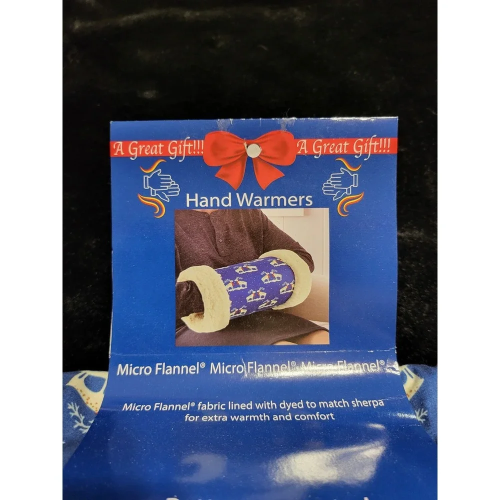 Travel Hand Warmer Shavel Electric Battery Operated Christmas Winter Reindeers